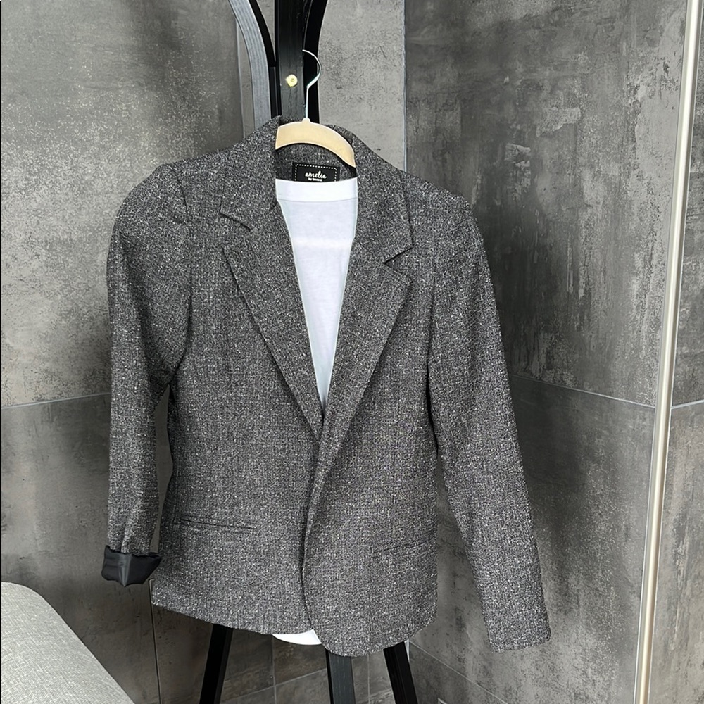 BE COOL Dark Gray Blazer Size M